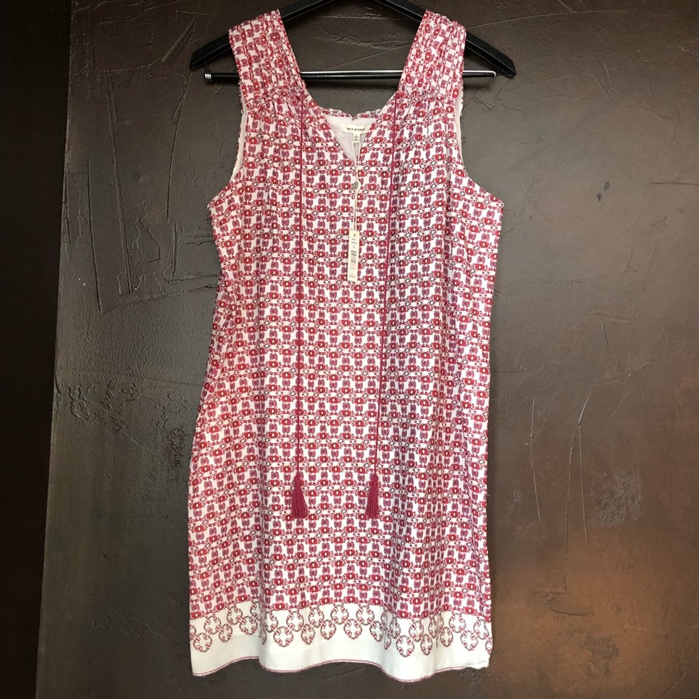 1 DAY SALE NWT Max Studio 100% Cotton Summer Dress